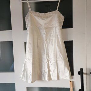 Reformation Silk Beaded Mini Dress NWT